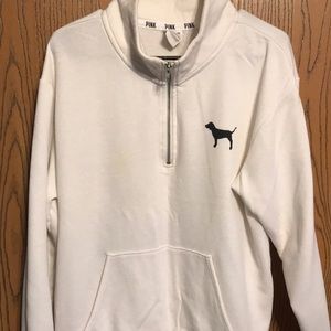 Half zip sweatshirt